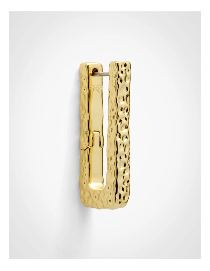 Sage Hoop Earrings in Gold image 3