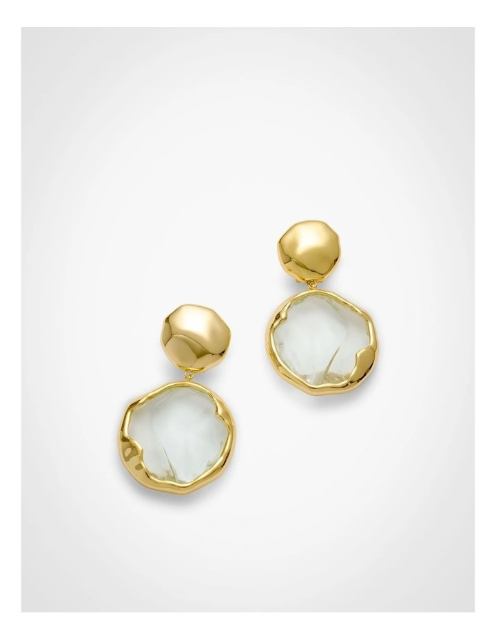 Gwen Drop Earrings in Gold image 5