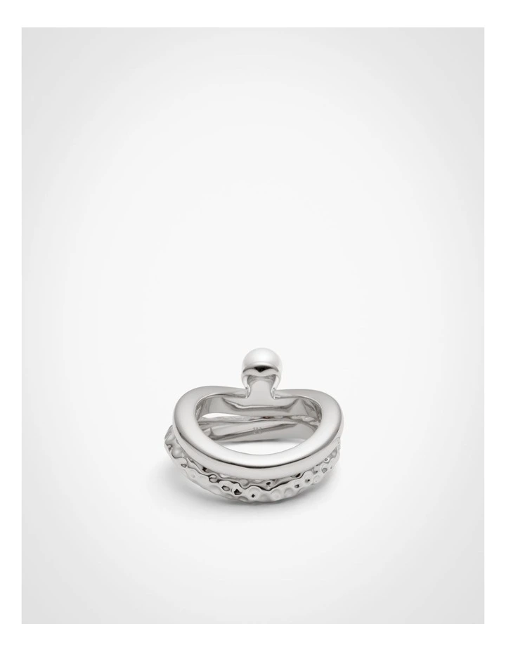 Sage Ring Stack in Silver image 4