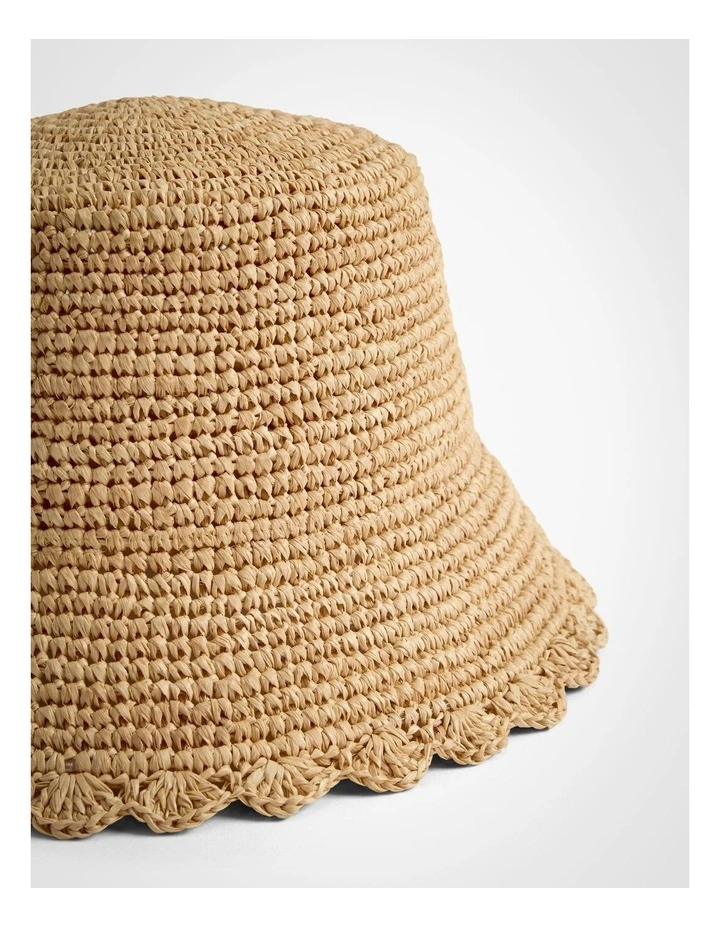 Mia Bucket Hat in Natural image 3