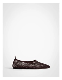Mindy Mesh Flats in Fig