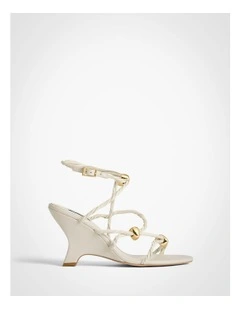 Rumi Wedge Heels in Chalk