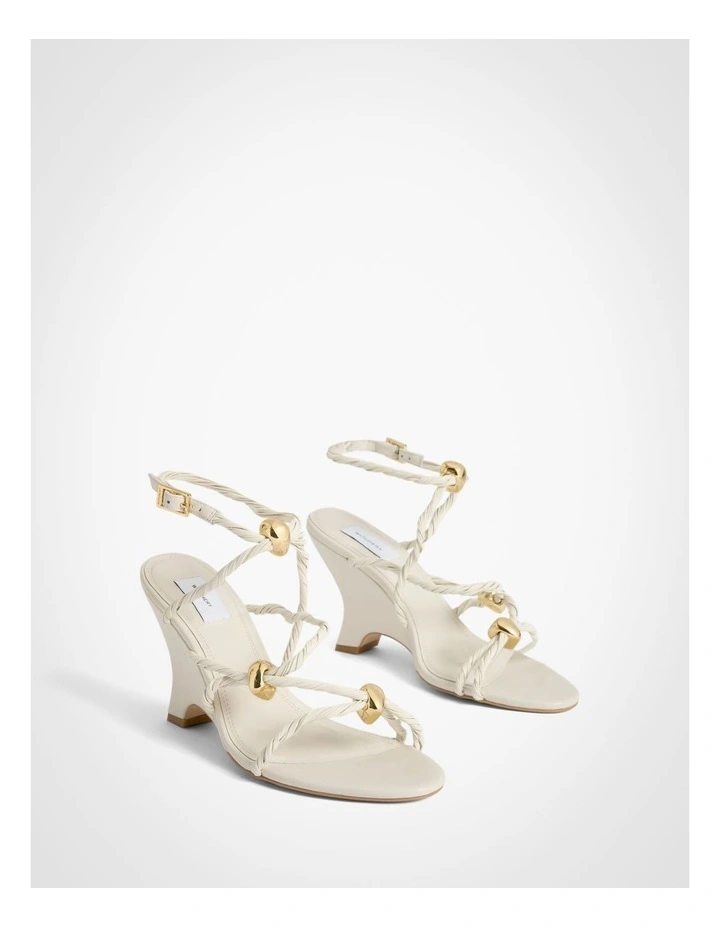 Rumi Wedge Heels in Chalk image 3