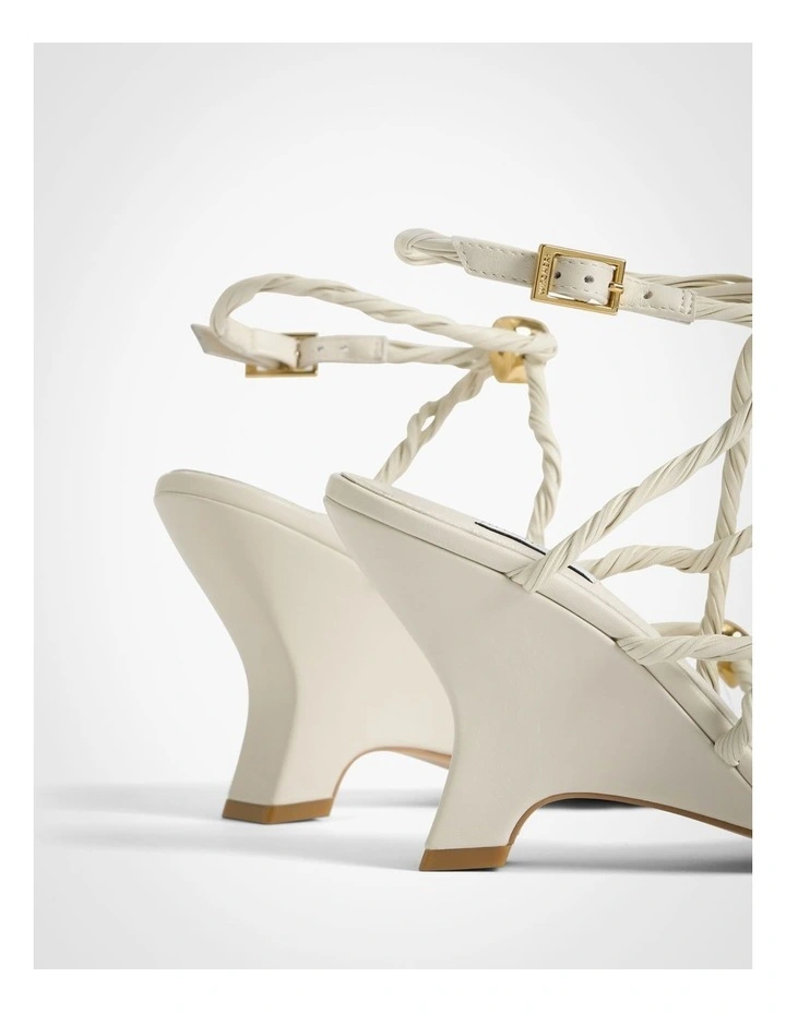 Rumi Wedge Heels in Chalk image 5