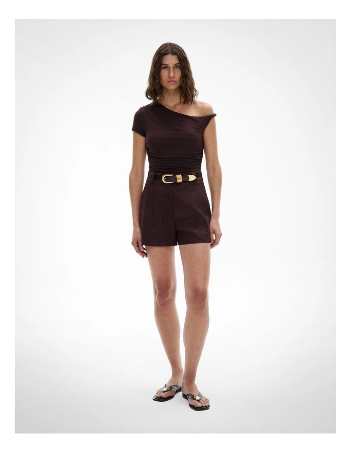 Twist Mesh Bodysuit in Fig image 2