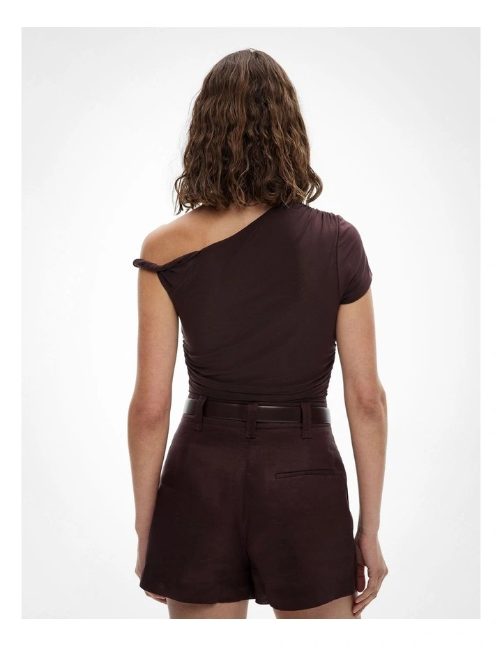 Twist Mesh Bodysuit in Fig image 4