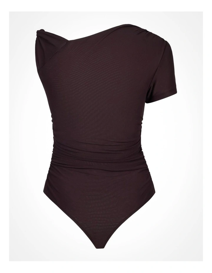 Twist Mesh Bodysuit in Fig image 6