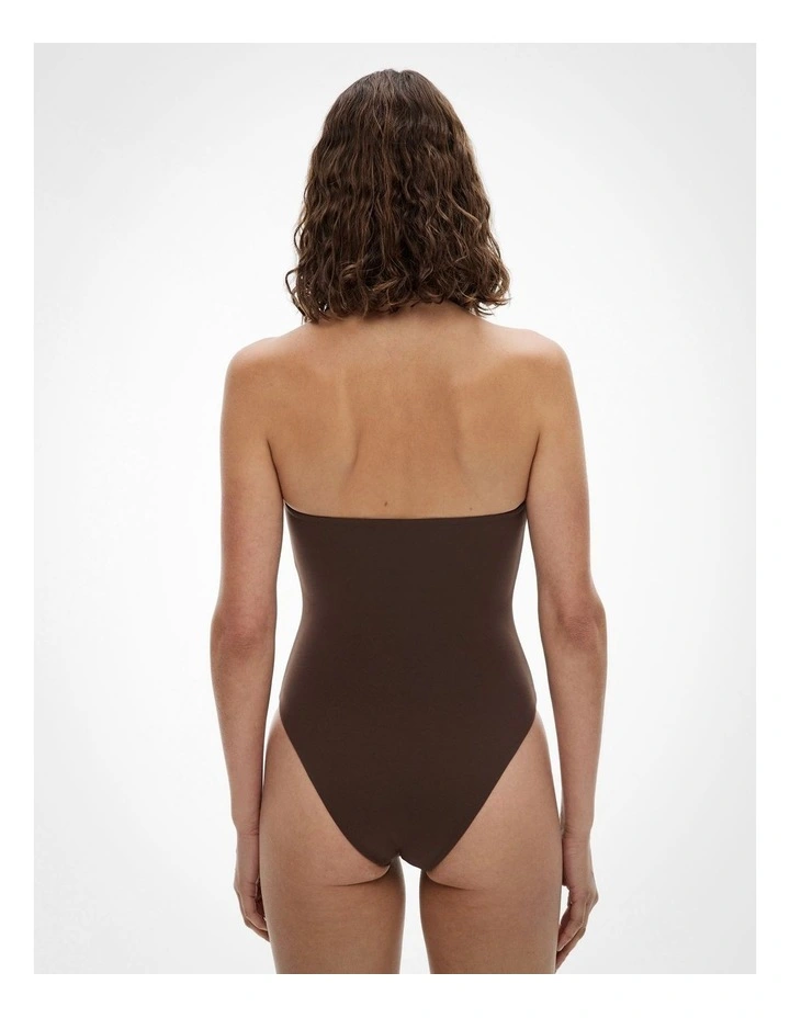 Twist One Piece in Cocoa image 4