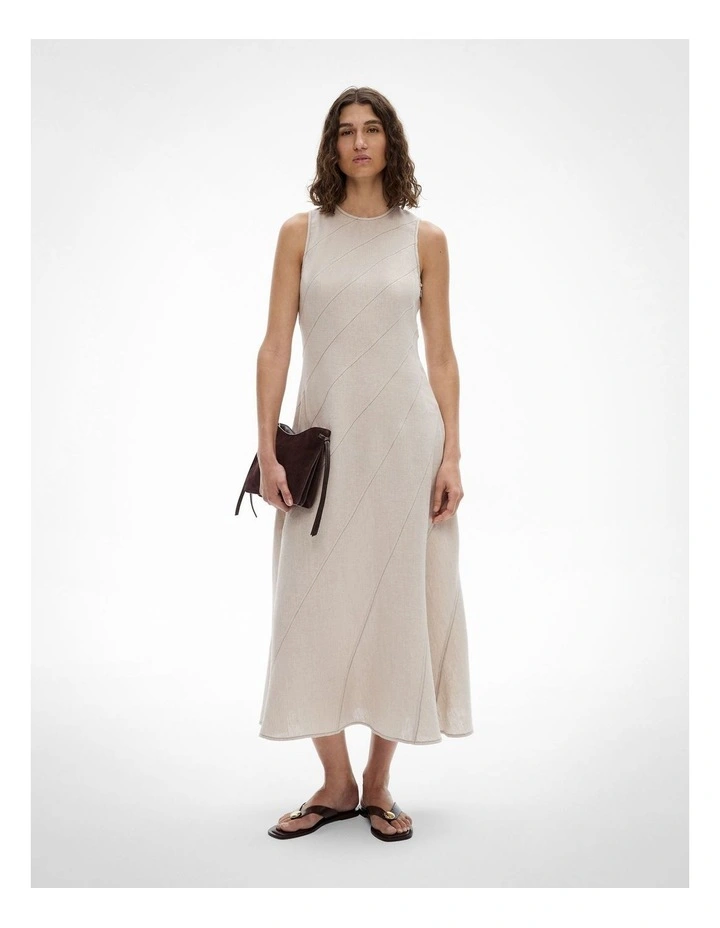 knee length dresses for ladies Anela Asymmetric Midi Dress