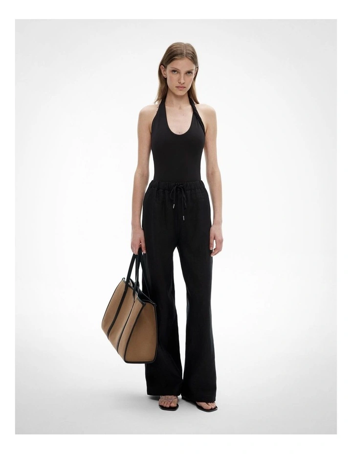 Linen Pants in Black image 2