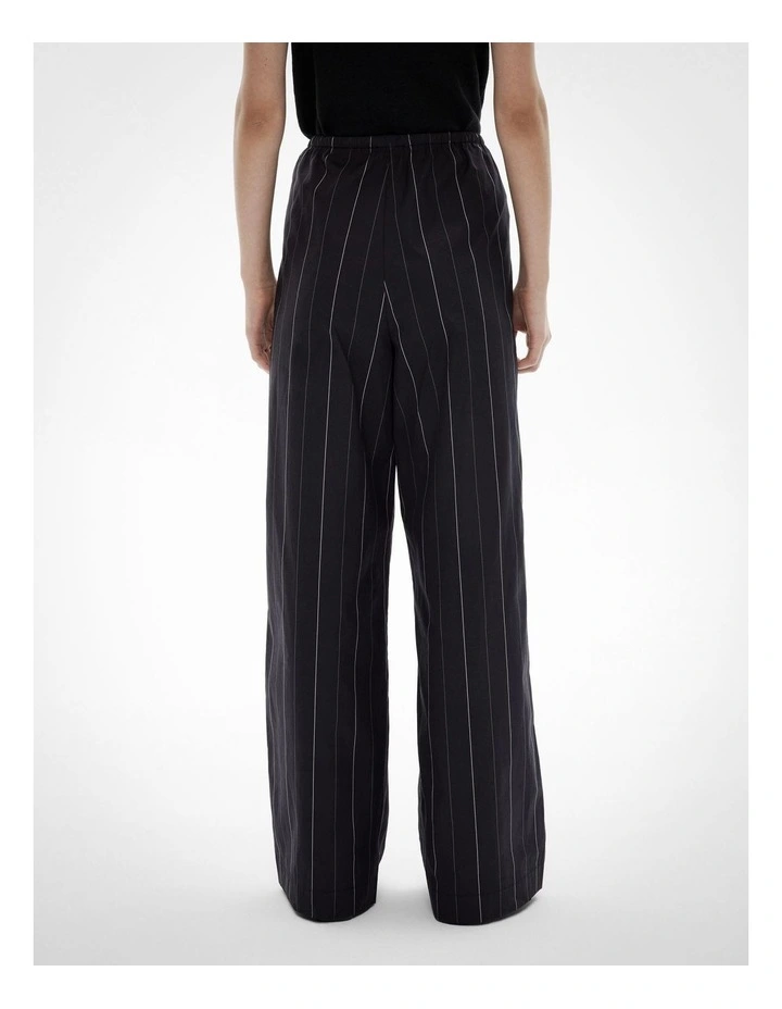 Wrap Tie Pants in Black image 4