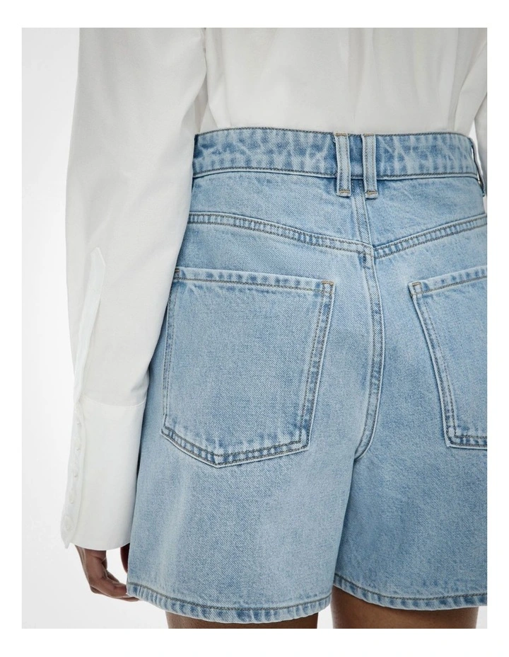 Classic Denim Shorts in Vintage Wash Denim image 4