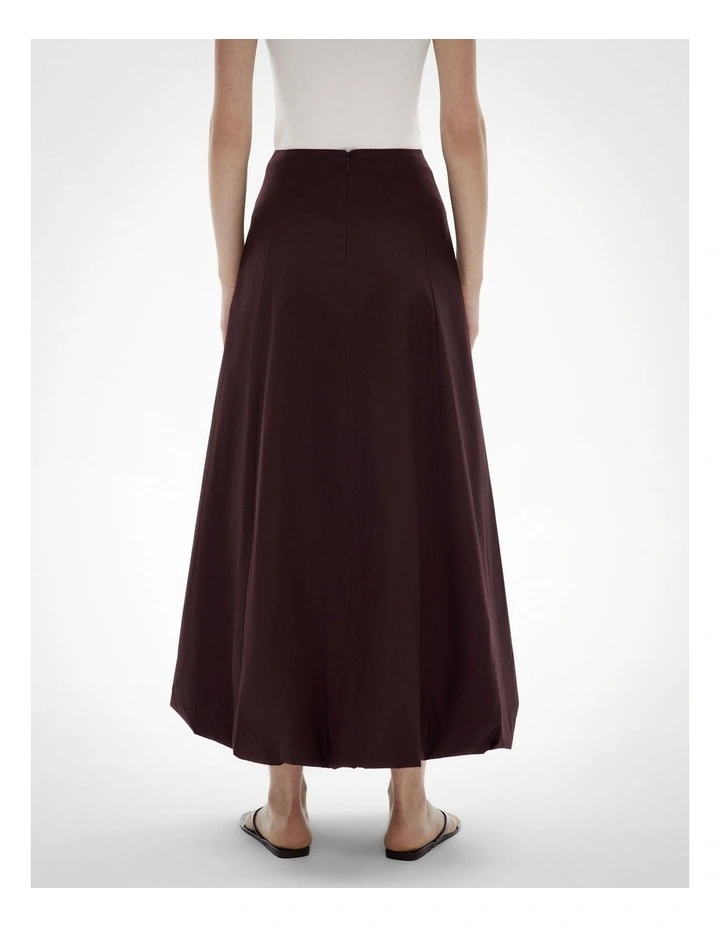 Bubble Maxi Skirt in Fig image 4