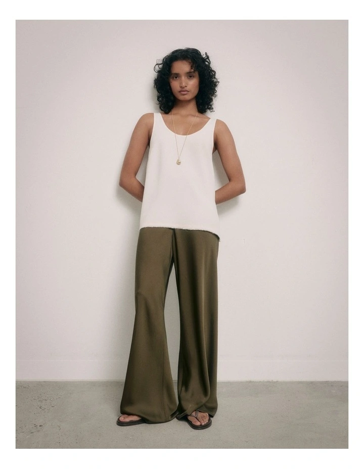 Bias Pull On Pant in Sage image 2