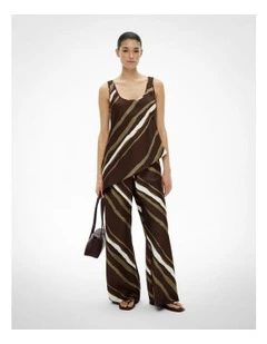 Bias Pull On Pant in Multi Stripe