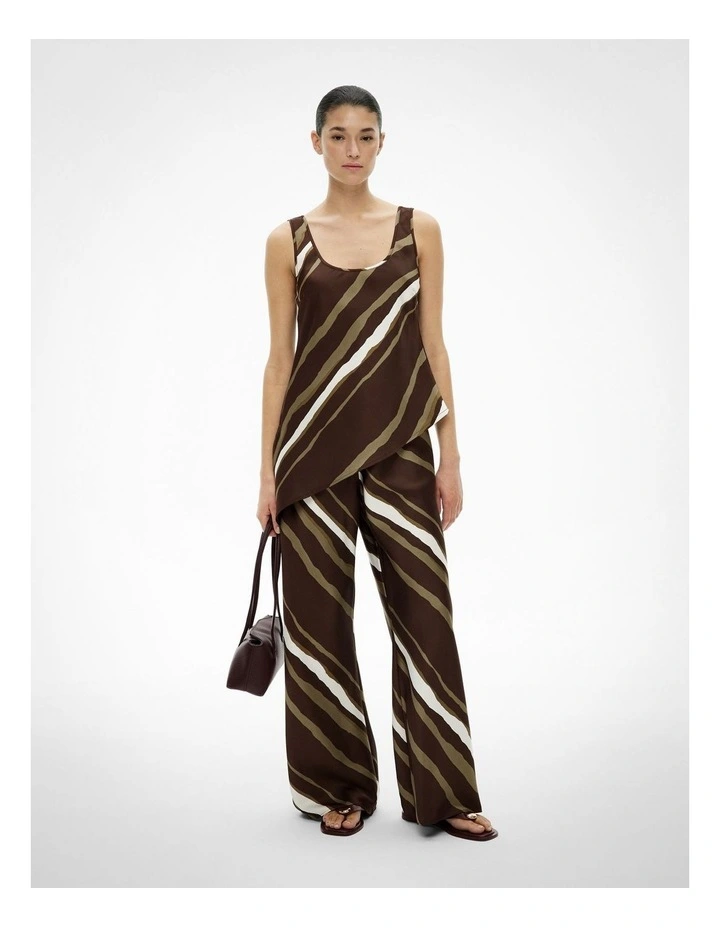 Bias Pull On Pant in Multi Stripe image 1