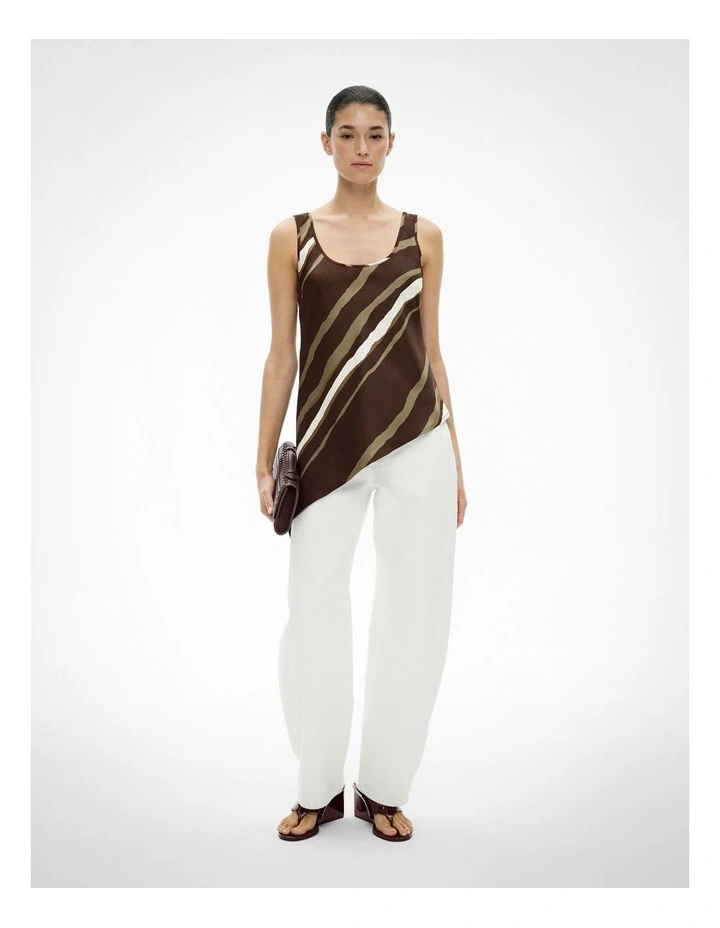 Asym Scoop Tank in Multi Stripe image 2