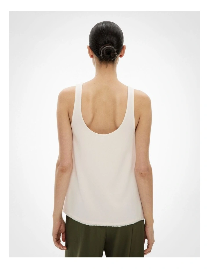 Raw Edge Camisole in Chalk image 5