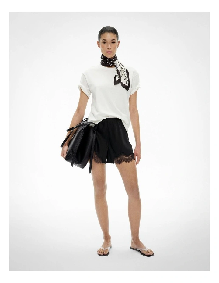 Lace Shorts in Black image 1