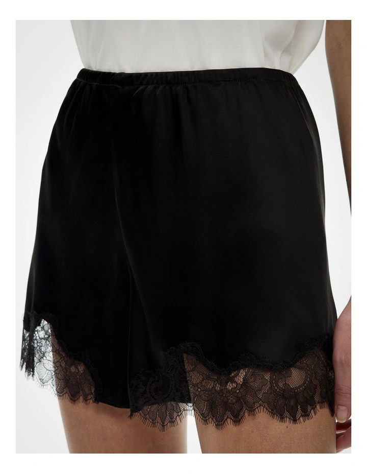 Lace Shorts in Black image 5