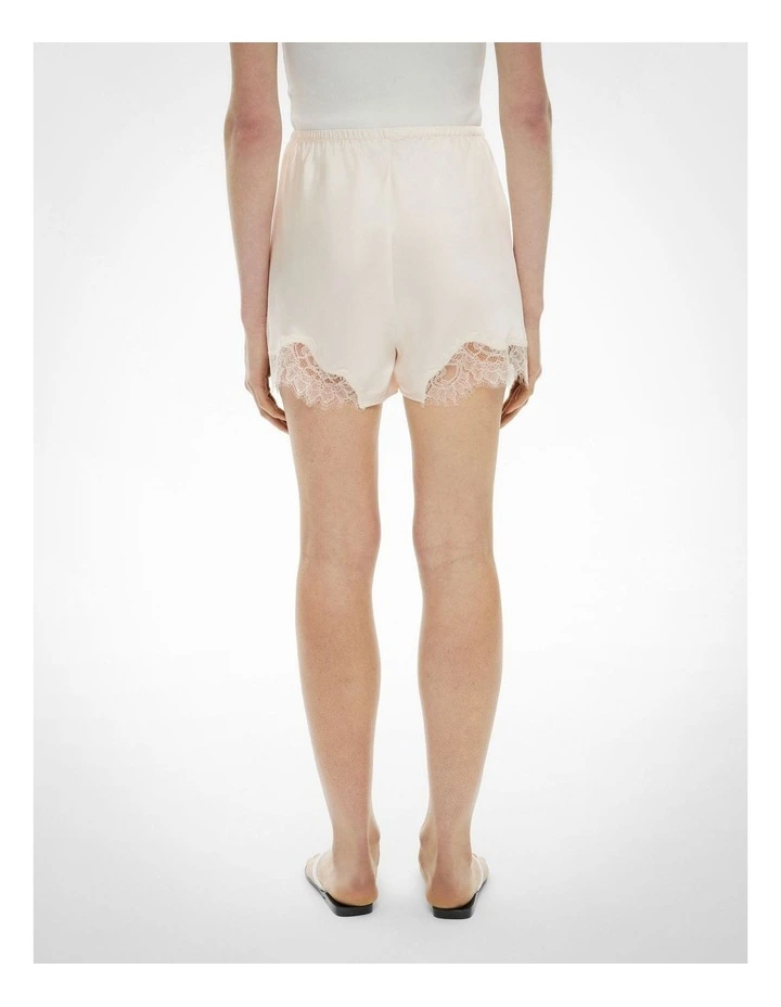 Lace Shorts in Chalk image 4