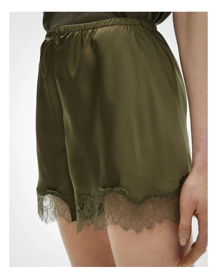 Lace Shorts in Sage image 3