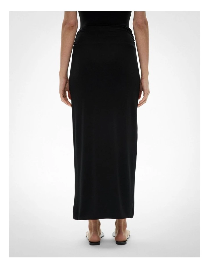Ring Jersey Skirt in Black image 5