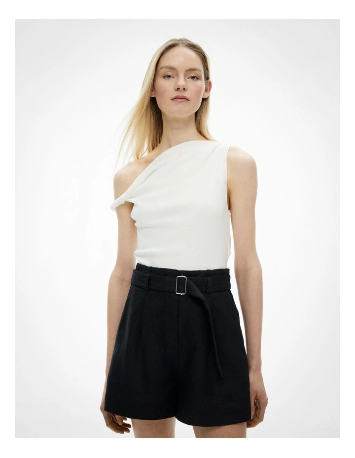 Twist Asymmetric Top in Fresh White image 1