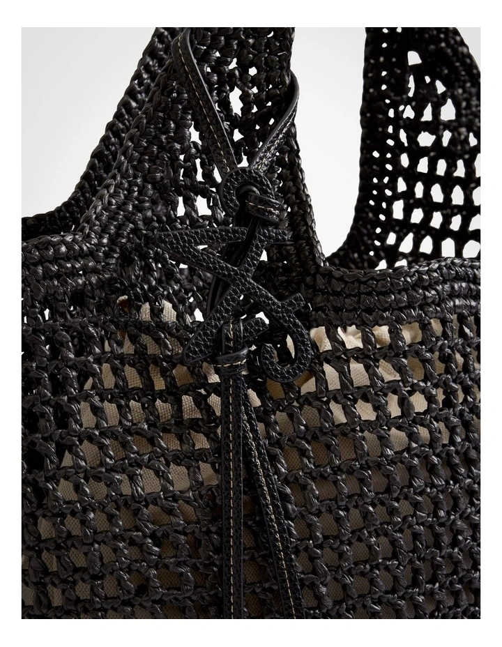 Lisa Tote Bag in Black image 3