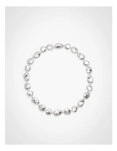 Elena Necklace in Silver