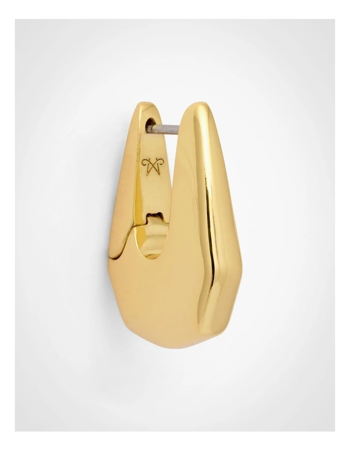 Marli Huggie Earrings in Gold image 3
