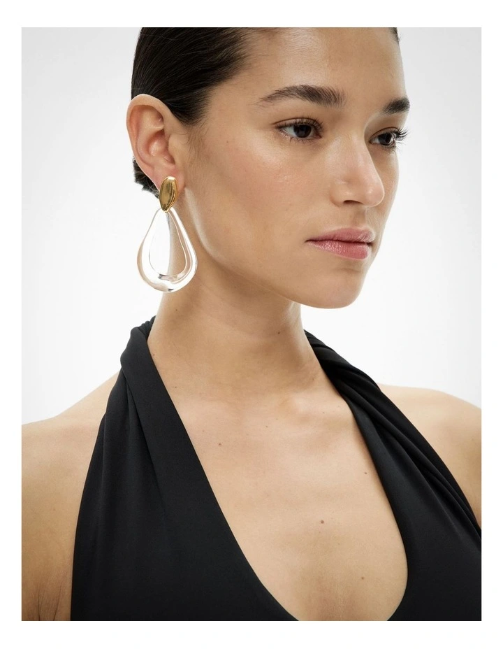Milou Drop Earrings in Gold image 2