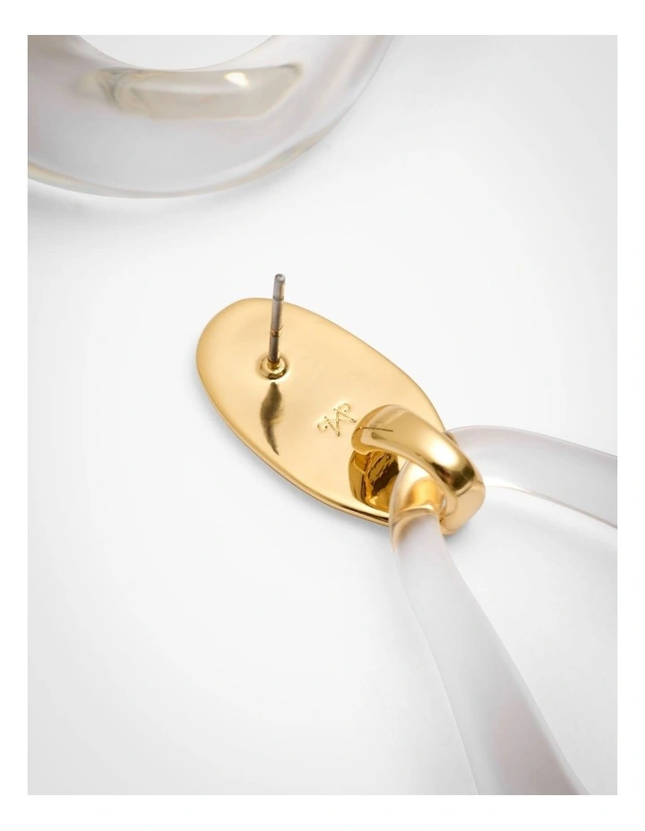 Milou Drop Earrings in Gold image 4