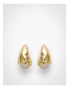 Kai Molten Drop Earrings in Gold
