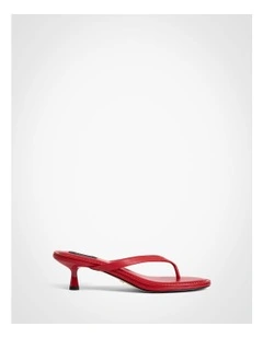 Goldie Heels in Flame Red