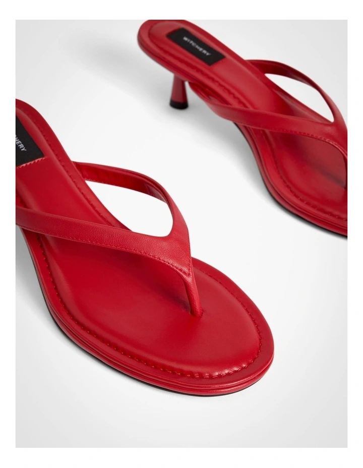 Goldie Heels in Flame Red image 4