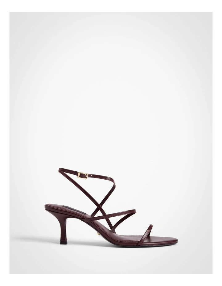 Bobbie Strappy Heels in Fig image 1