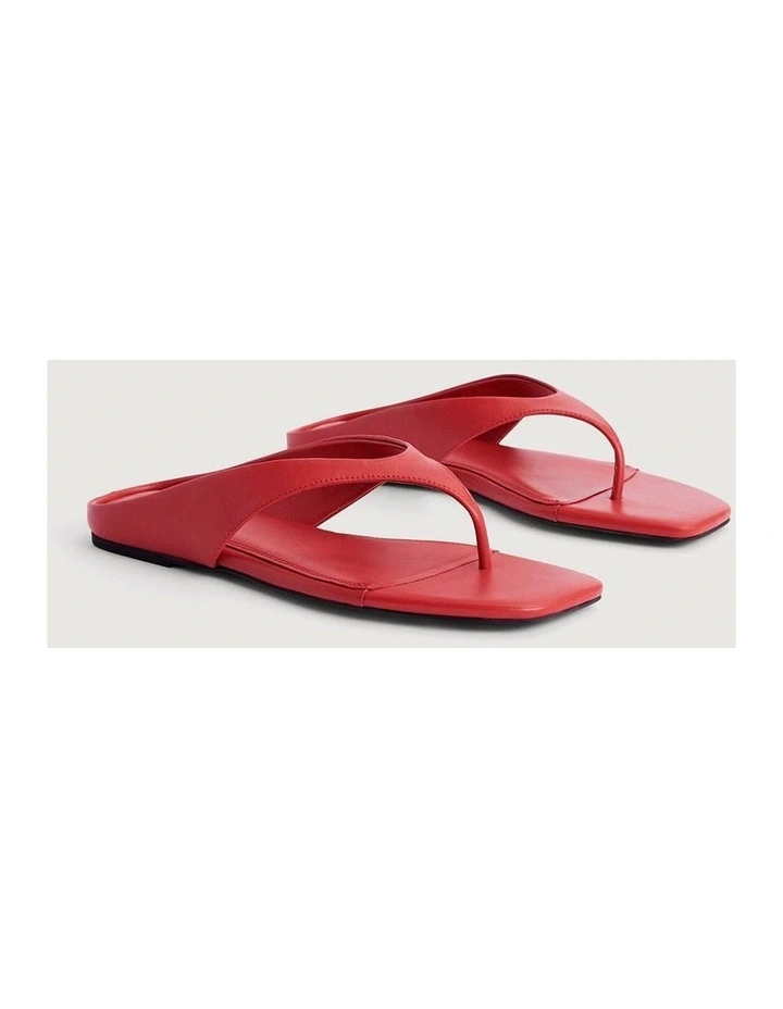 Elana Slides in Flame Red image 4