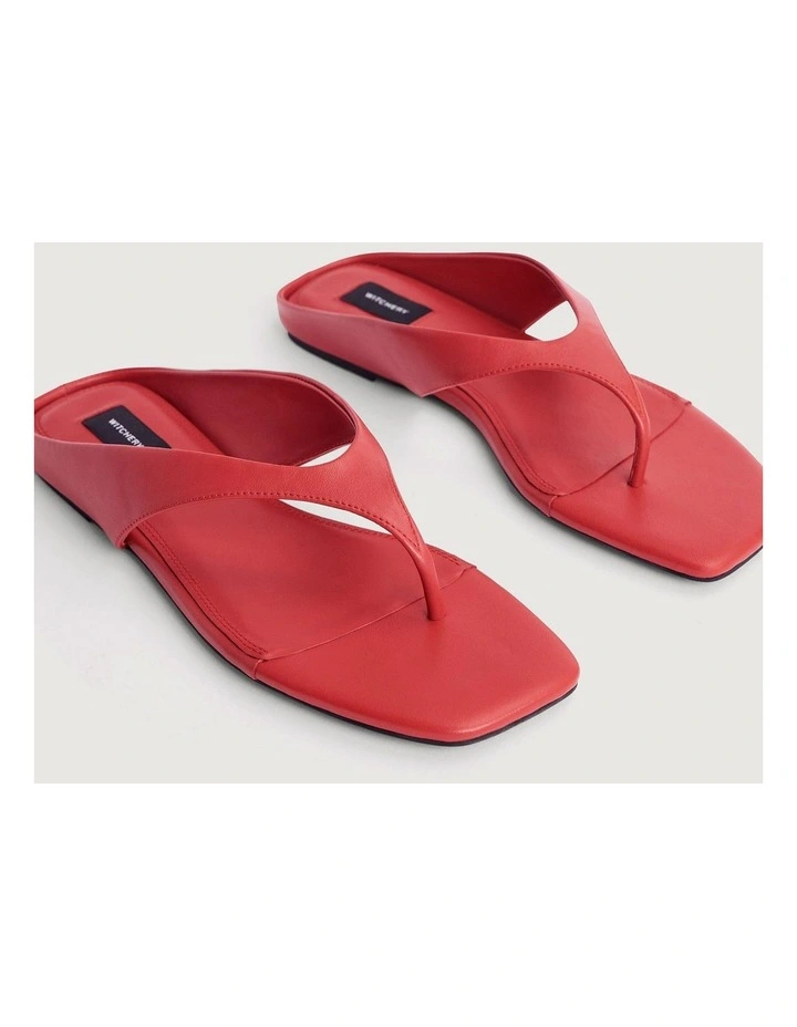 Elana Slides in Flame Red image 5