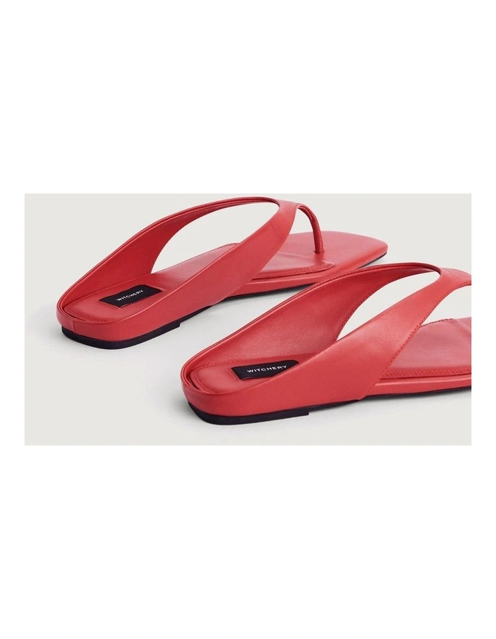 Elana Slides in Flame Red image 6