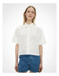 Relaxed Shirt in Fresh White