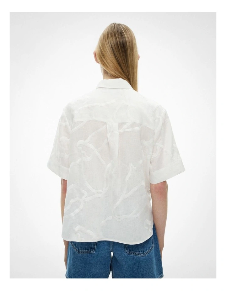 Relaxed Shirt in Fresh White image 5