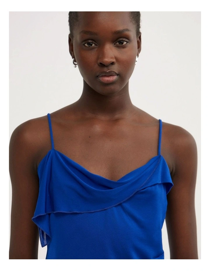 Jersey Twist Camisole in Cobalt image 3