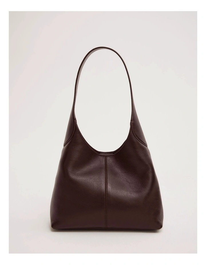 Willow Shoulder Bag in Bitter Chocolate image 1