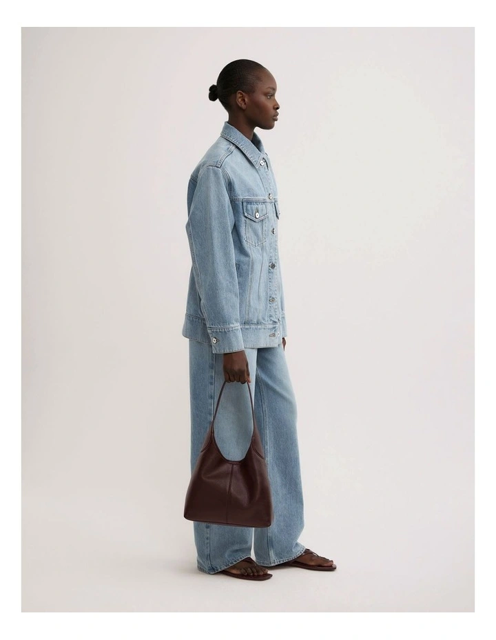 Willow Shoulder Bag in Bitter Chocolate image 2