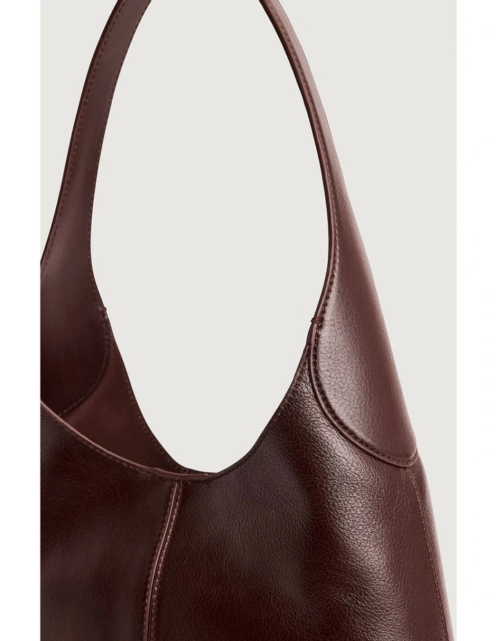 Willow Shoulder Bag in Bitter Chocolate image 4