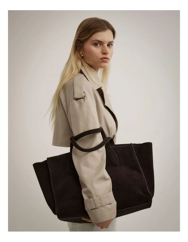 Azelea Tote Bag in Bitter Chocolate image 6