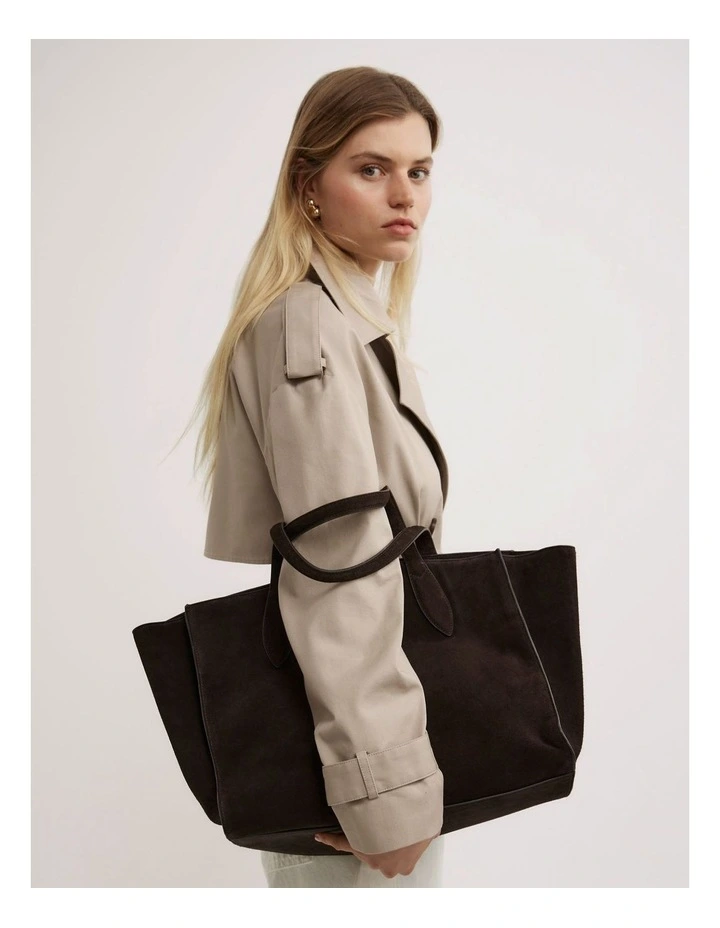 Azelea Tote Bag in Bitter Chocolate image 6