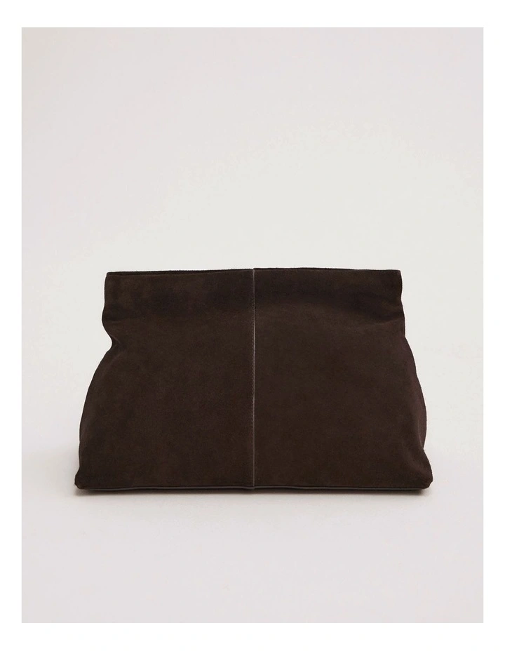 Scarlett Clutch in Bitter Chocolate image 1