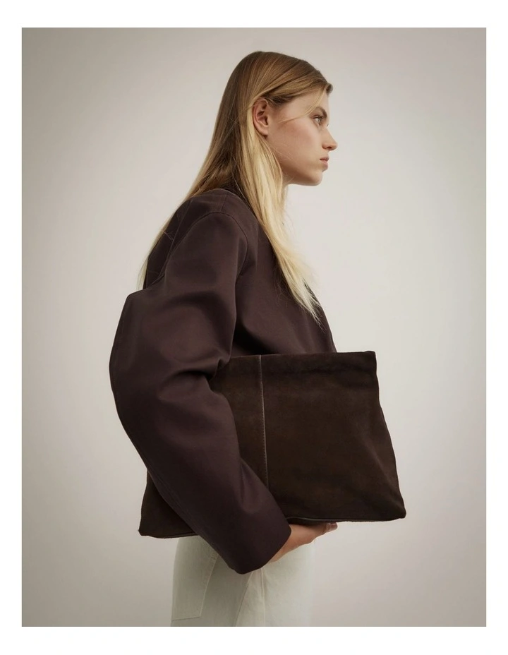 Scarlett Clutch in Bitter Chocolate image 2